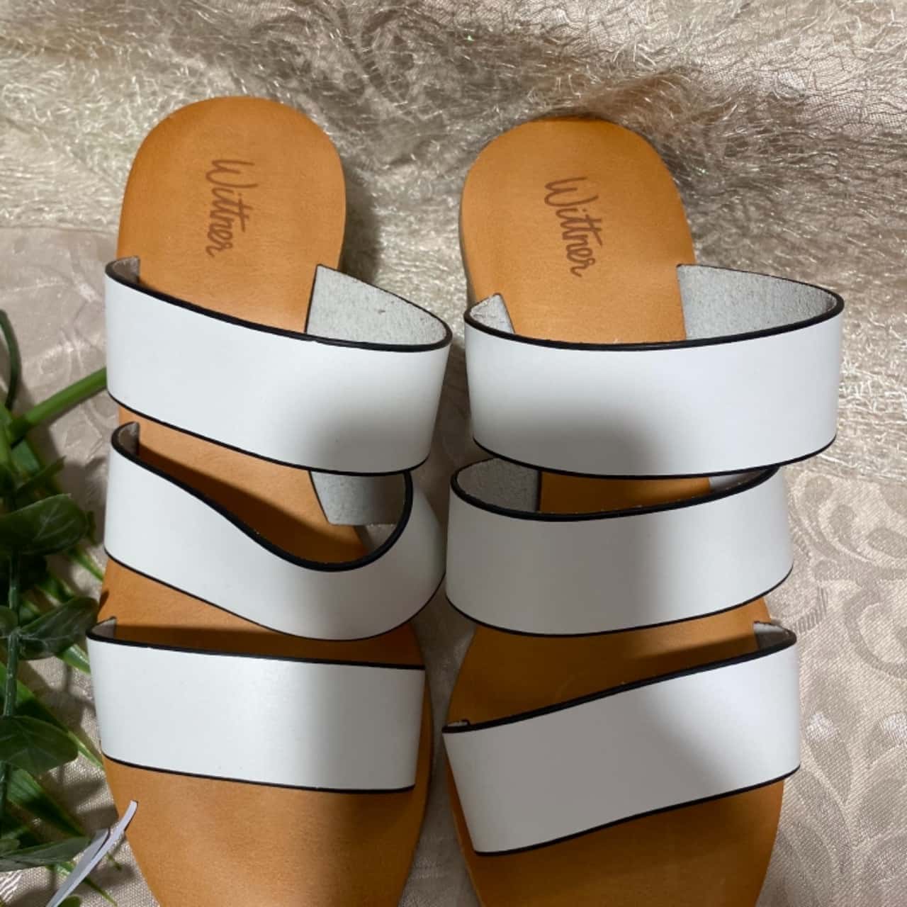 wittner white sandals