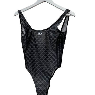 Adidas Women's  Size 6 One Piece Bathers Animal print / Grey & Black