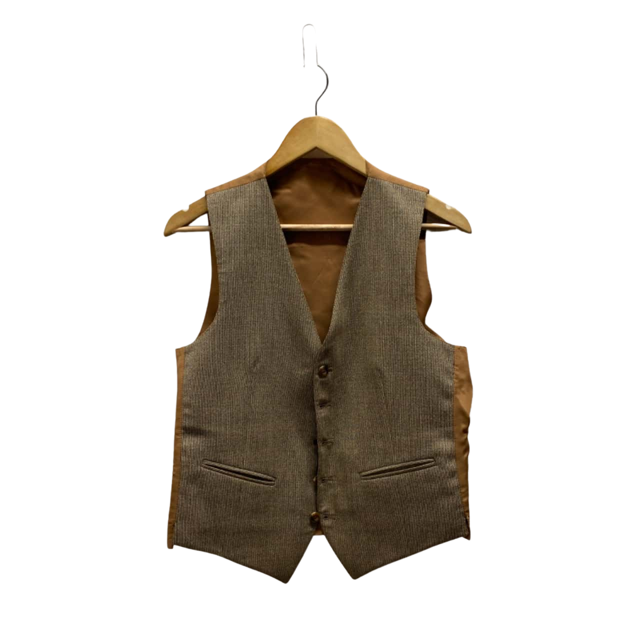 Unbranded Mens Vests Beige / Brown (s)