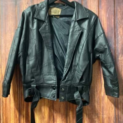 Ginger   Size 10 Black  leather jacket 