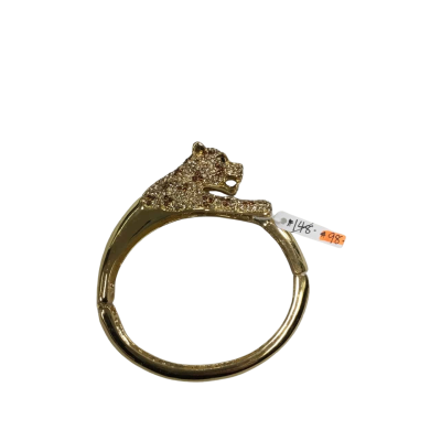 Prouds Gold-Toned Panther Cuff Bracelet With Pave Crystal Accents - BNWT - RRP$98