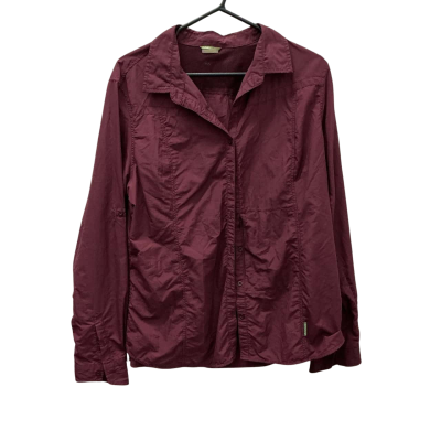 Kathmandu Womens Long Sleeve Shirt Maroon   Size 18