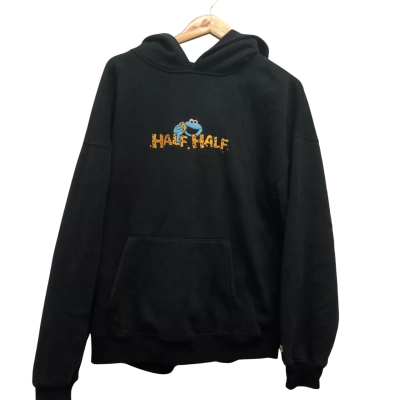 Half Half x Sesame Street Mens  Size M Jumper Black  