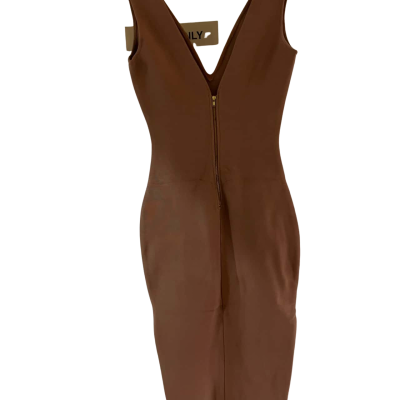 Misha Collection Womens  Size 6 Dress Brown fitting