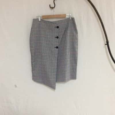 Oxford Womens  Size 14 Pencil Skirt Checked 