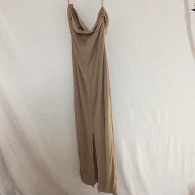 Princess Polly Womens  Size 8 Sleeveless Dress  Beige 