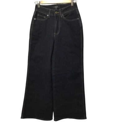 Basque Womens  Size 6 Wide Leg Jeans Navy Blue 