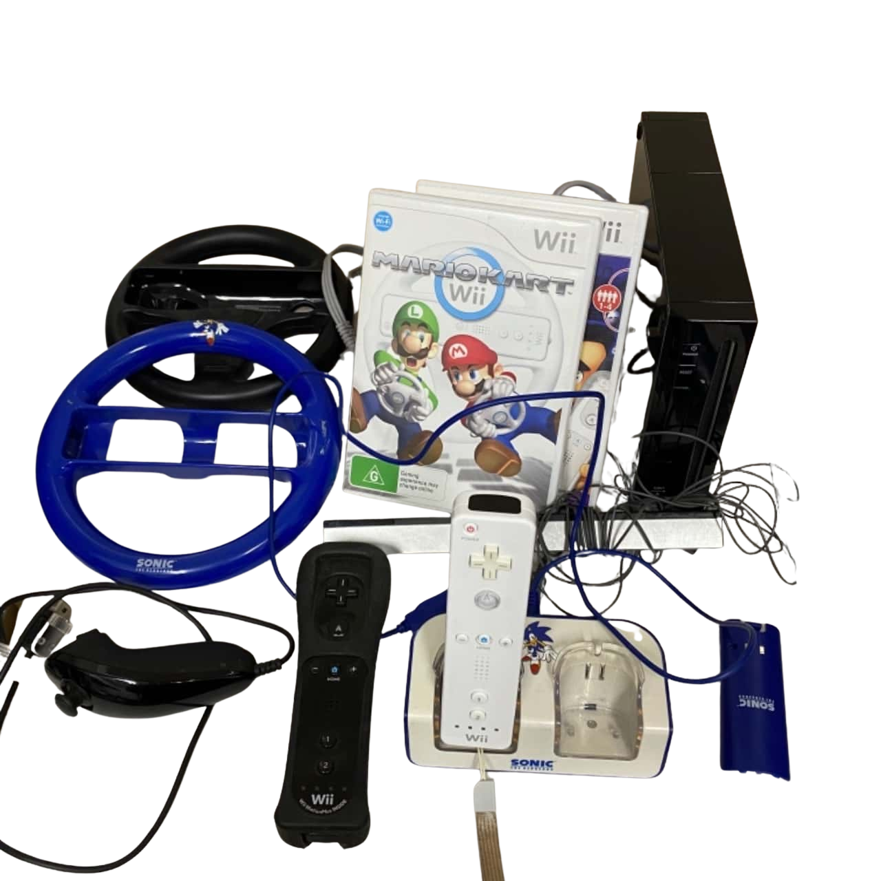 Super Mario Bros Wii Nintendo Wii Console Mario Kart Wii Bundle