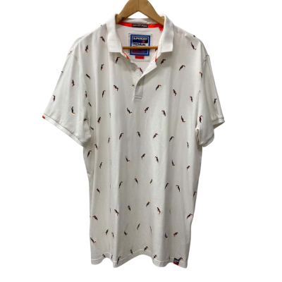 Superdry Embroidered Parrot Polo Shirt Size 4Xl