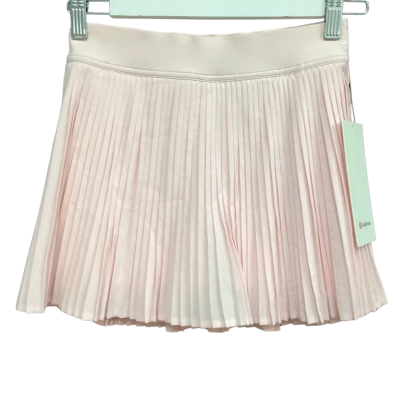 NEW - Lululemon Pleated Tennis Skirt with Inner Shorts  Size 2 Pink  