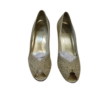 Stuart Weitzman Womens  Size 9 Heels Gold 