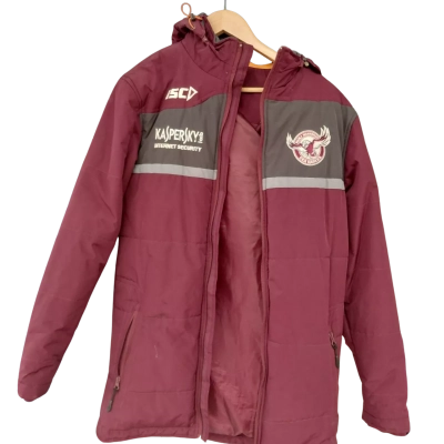 NRL Manly Sea Eagles Mens  Size XS Open Jacket 