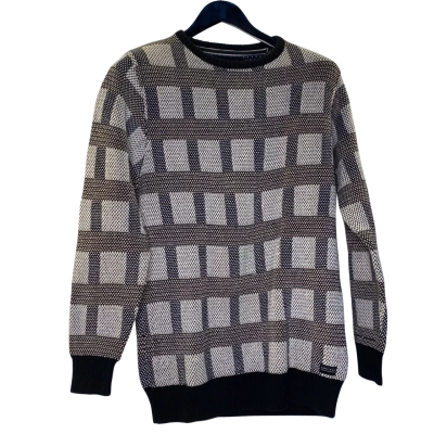 Zara Man Mens  Size XL Jumper Black  / White 