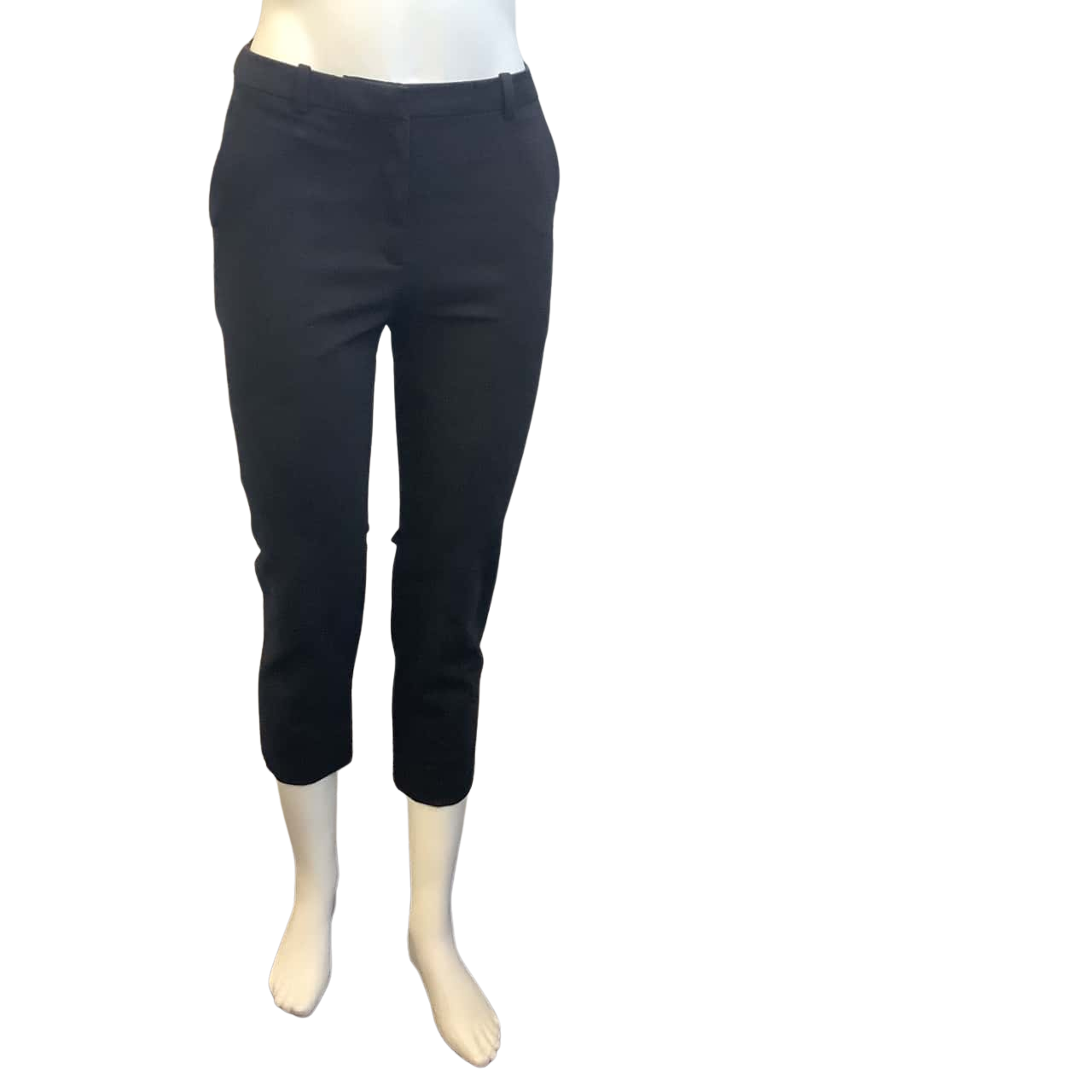 Country Road Womens Size S Slim Fit Cropped Pants Black(s)