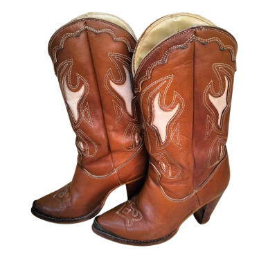 Zodiac Cowgirl Boots Whinny Cascade Women Size 5.5 Leather Made. On the Box.