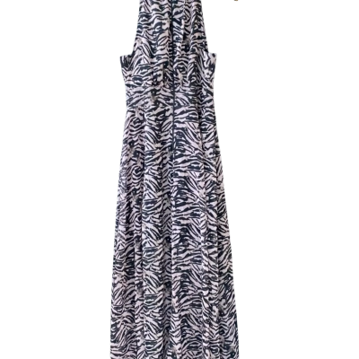 Religion Vital Ashes Tiger Print Maxi Dress Black/ Nude Size 14 BNWT