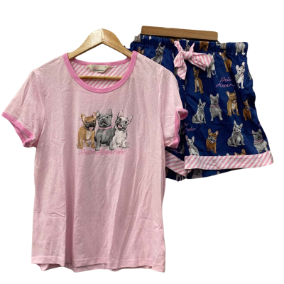Peter Alexander Womens  Size M Pyjamas Navy Blue / Pink  