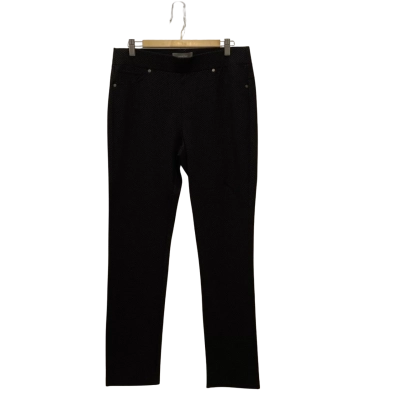 Yarra Trail Women's  Size M Straight Leg Pants Black  / Brown 