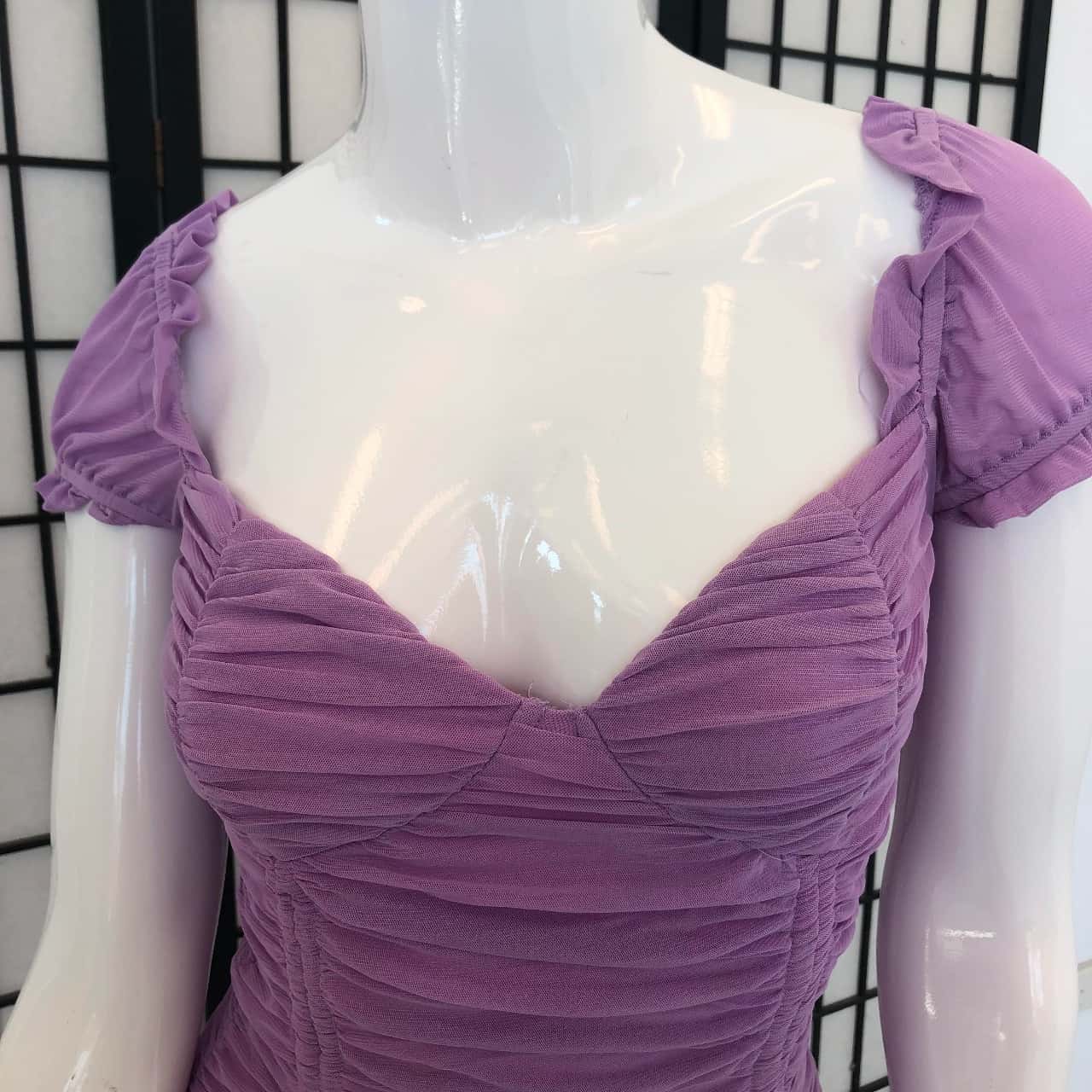 tiger mist ruched dress