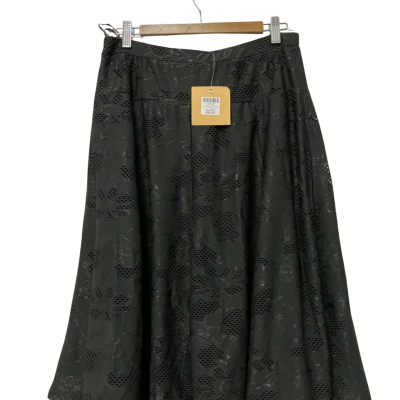 Noni B Womens  Size S Midi Skirt Black  