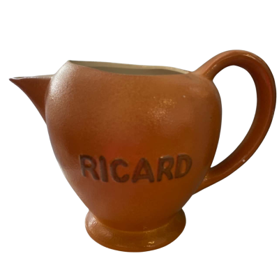 Ricard water jug-brown