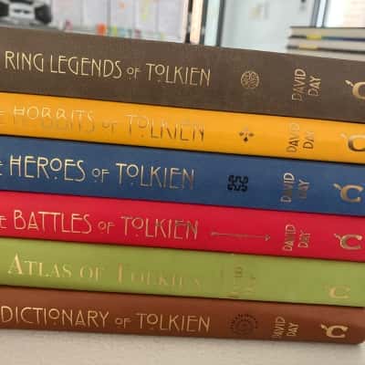 6 world of Tolkien books by David Day