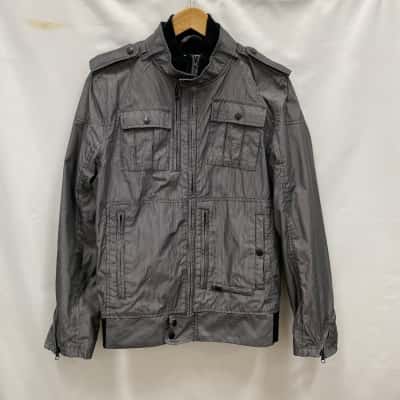Gordral Mens Slim Fit Jacket Size XL Grey 