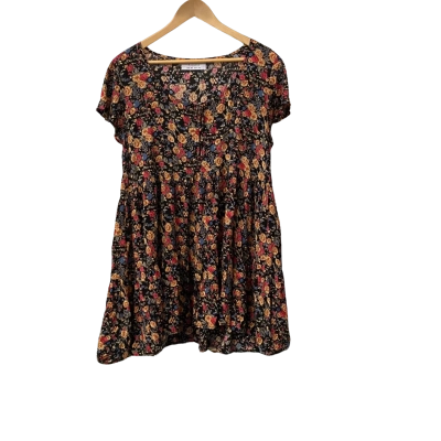 Auguste The Label Womens  Size 12 Babydoll Mini Dress Floral 