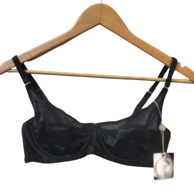 Oroton Womens Cameo underwire Bra Size 12D Black  