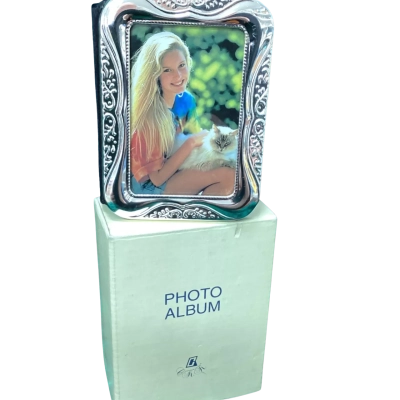 Silver-Plated Photo Frame and Album