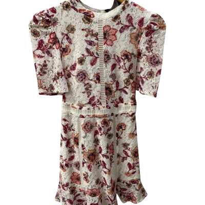 Minkpink Womens  Size XS Casual Dress Floral / Orange / Peach / Pink  / White 
