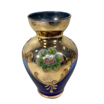 Vintage Murano Venetian Glass cobalt blue 