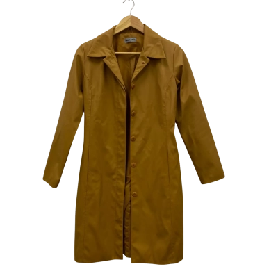 Caroline Morgan Women's Faux Leather Jacket Size S / XS Brown 