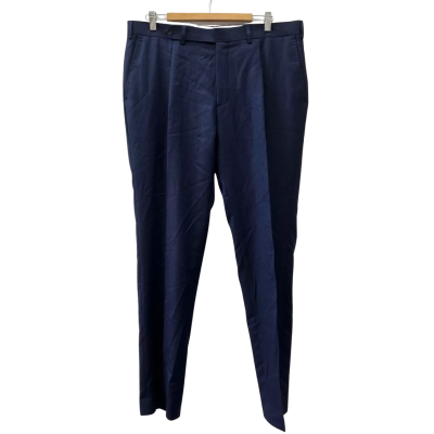 Suit Supply Mens Size 38 Navy Blue Wool Pants 
