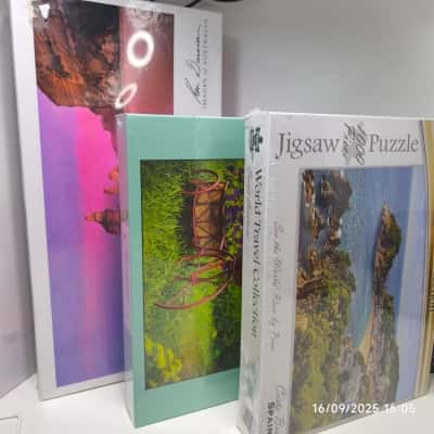 3x Puzzles As New All Sealed As New 