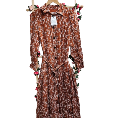 Womens Marcs Princess Daisies Shirt Dress Size 10 BNWT
