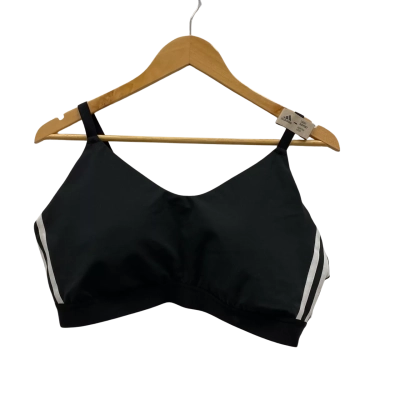 Adidas Women's Sports Bra Size 24 / 26 Black BNWT
