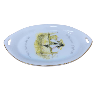 Vintage Holly Hobbie Ceramic Trinket Dish