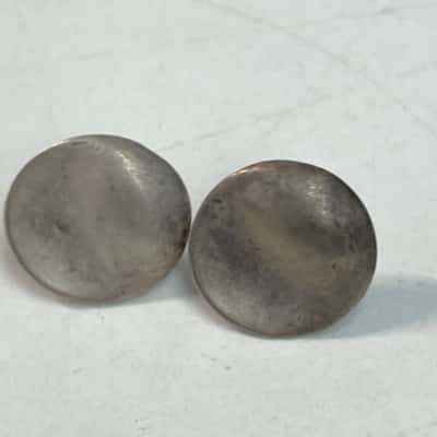 925 Sterling Silver Curved Oval Shape Earrings