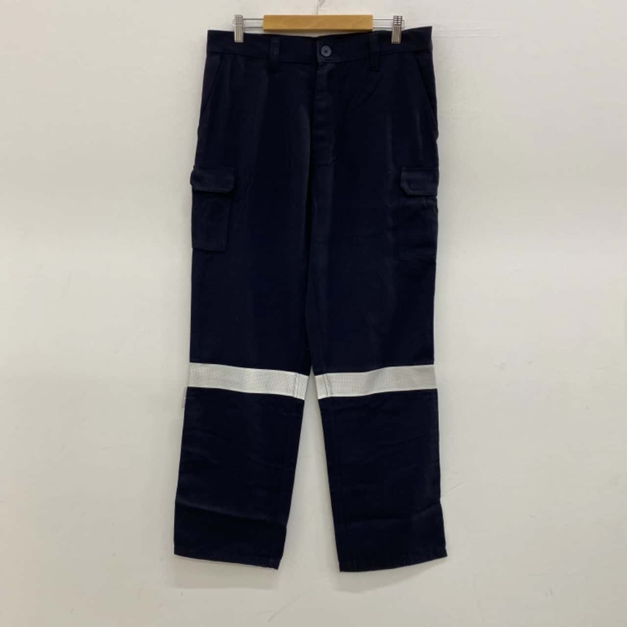 Elliots Flame resistance Workwear Pants Mens Size 87R Straight Leg Navy