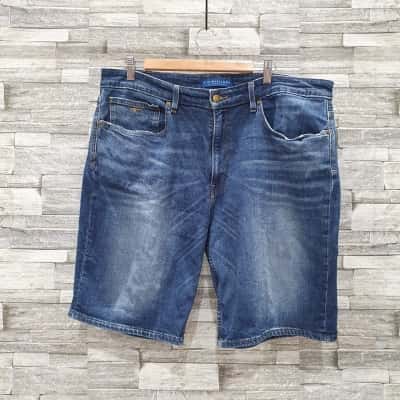 R.M. Williams Unisex  Size 37 Denim Shorts Blue 