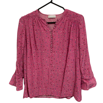 Scanlan Theodore Womens  Size 10 Long Sleeve Shirt Pink  