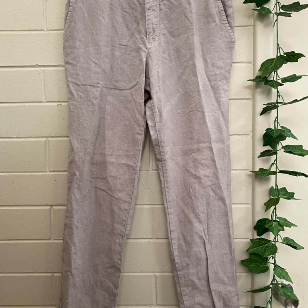 Pantalon Homme HUGO BOSS Taille 33x34 - Coupe Regular Écru | Style Classique