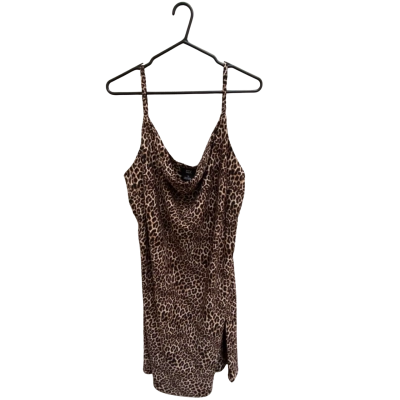  Womens  Size XL Mini Dress Black  / Brown 