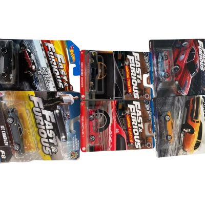 Hot Wheels “Fast and Furious” Cars x 6