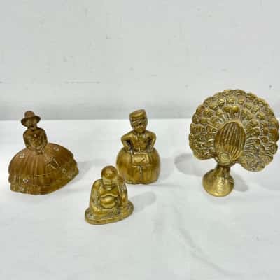  Vintage Brass Figurines-collectors delight