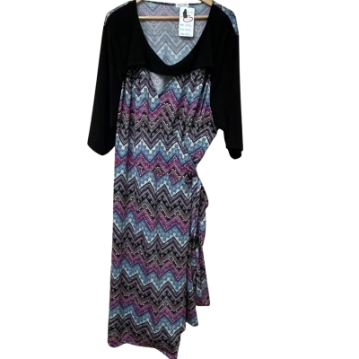 BNWT Kiyonna Womens Size 30 / 32 Wrap Dress RRP $176.95
