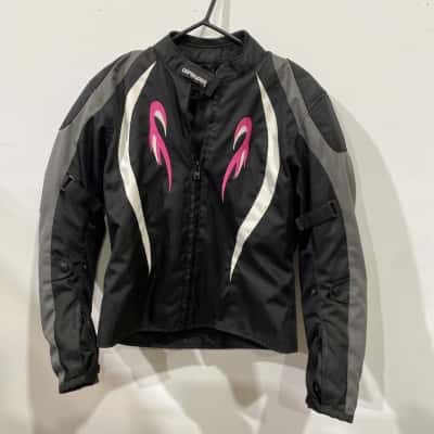 Defender Equipment Womens  Size L Biker Jacket Black  