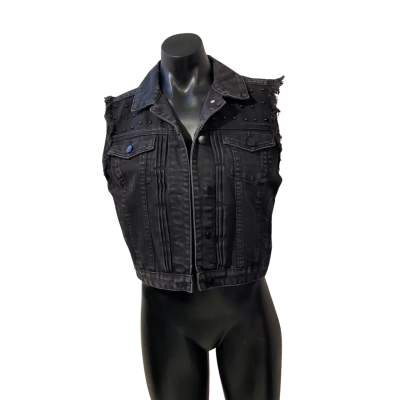 The deluxe cropped vest  Womens  Size 10 Black  