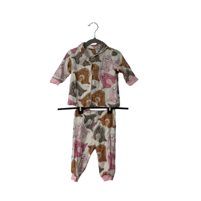 Peter Alexander Kids Long Sleeve Pyjama Set Size 0 